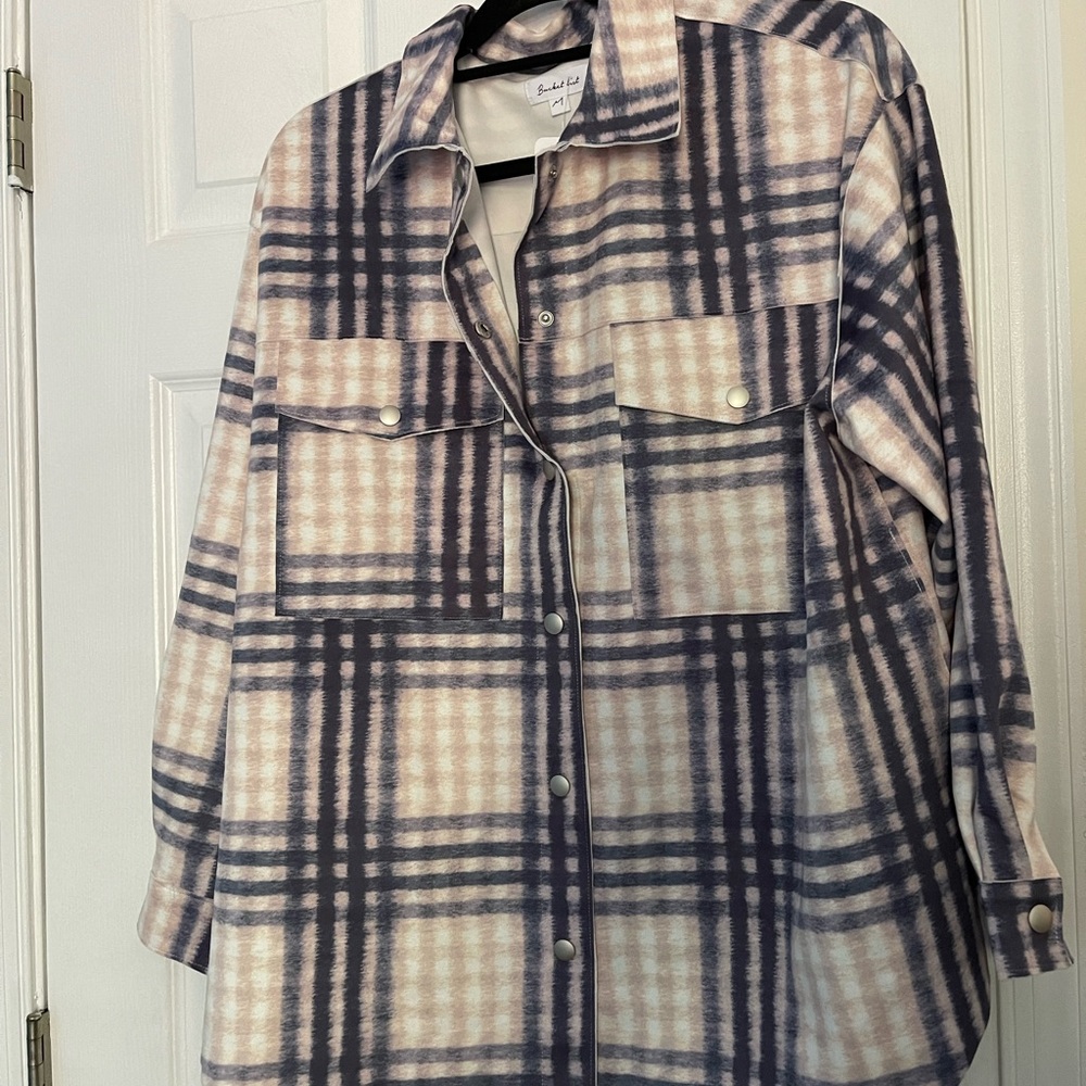 Silky shacket Sz M